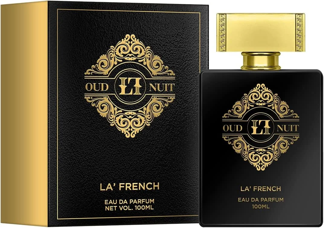 ادکلن عود نویت La French Oud Nuit مردانه و زنانه ۱۰۰ میلی لیتر ادو پرفیوم، رایحه لوکس عربی و فرانسوی با رایحه های عود، تند، دودی، مشک و چوبی، ماندگاری طولانی