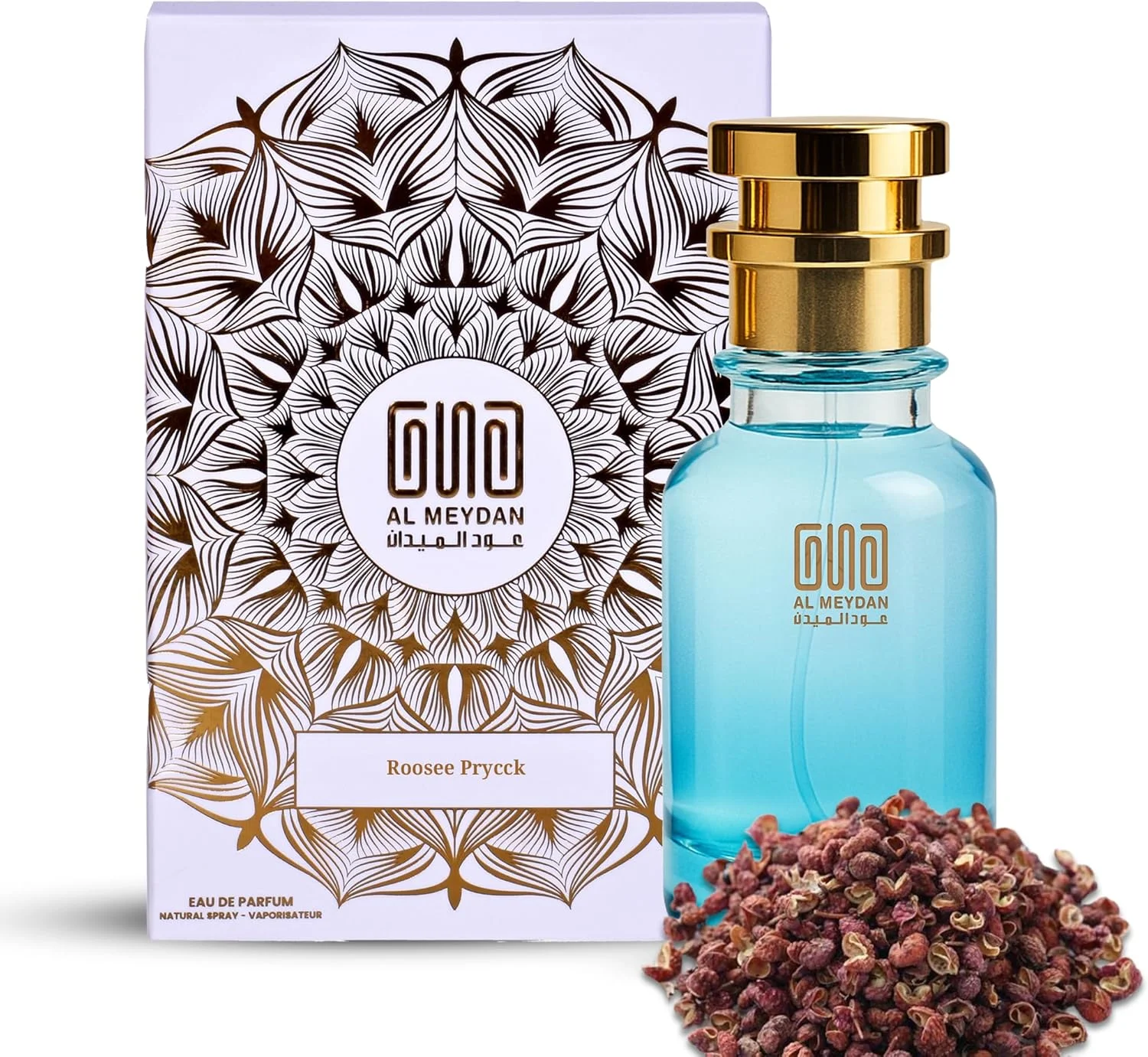 عطر روغنی زنانه و مردانه – رایحه ای از رُز پریک – عطر روغنی رز و نعناع هندی تند با دانه تونکا و فلفل – ماندگاری طولانی، رایحه لوکس بدون الکل مناسب برای هر دو جنس (200 میلی لیتر)