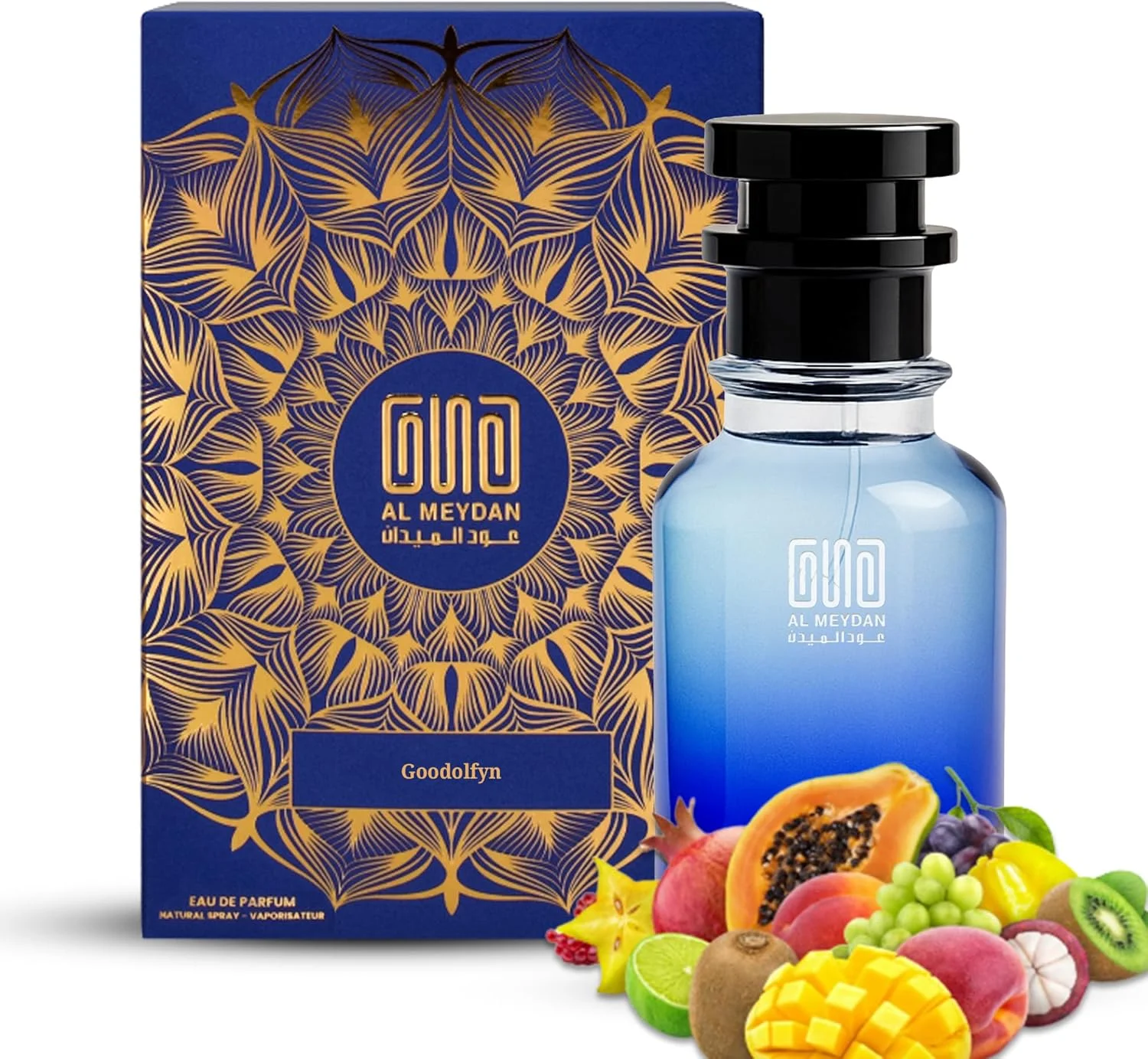 عطر روغنی مردانه - رایحه ای از گودولفین - رایحه میوه ای، ادویه ای و چوبی با زعفران، یاس و چرم - رایحه ماندگار و بدون الکل (100 میلی لیتر)