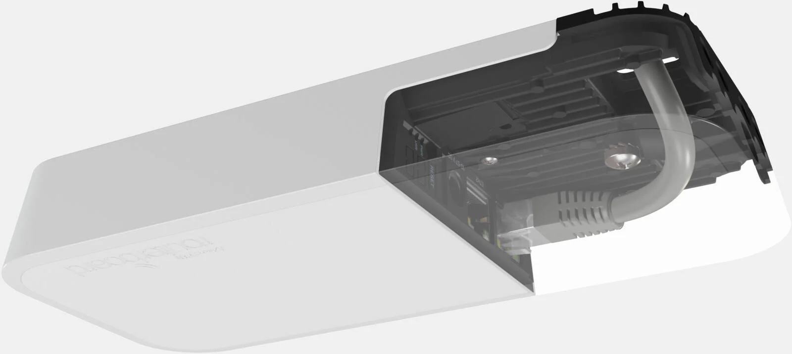 اکسس پوینت وایرلس دو بانده MikroTik، دارای 2 پورت GbE، دو زنجیره ای و دو بانده، پردازنده چهار هسته ای، 128 مگابایت رم، PoE-In، سفید | RBwAPG-5HacD2HnD اکسس پوینت وایرلس دو بانده MikroTik، دارای 2 پورت GbE، دو زنجیره ای و دو بانده، پردازنده چهار هسته ای، 128 مگابایت رم، PoE-In، سفید | RBwAPG-5HacD2HnD