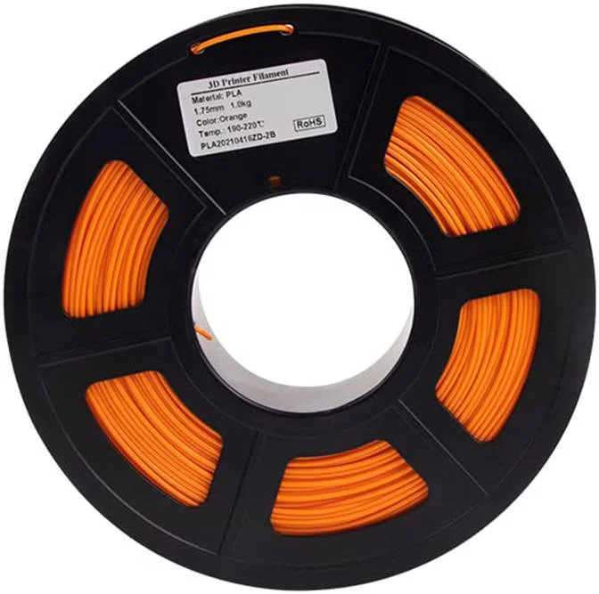 فیلامنت پرینتر سه بعدی PLA آی‌سان‌میت، قطر 1.75 میلی‌متر، OEM و ODM، سرعت چاپ 40-80 میلی‌متر بر ثانیه، دقت ابعادی +/- 0.03 میلی‌متر، 1 کیلوگرم، نارنجی | PLA-نارنجی