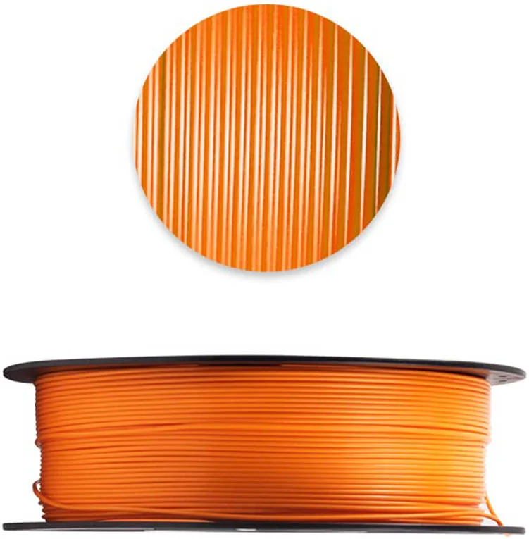 فیلامنت پرینتر سه بعدی PLA آی‌سان‌میت، قطر 1.75 میلی‌متر، OEM و ODM، سرعت چاپ 40-80 میلی‌متر بر ثانیه، دقت ابعادی +/- 0.03 میلی‌متر، 1 کیلوگرم، نارنجی | PLA-نارنجی