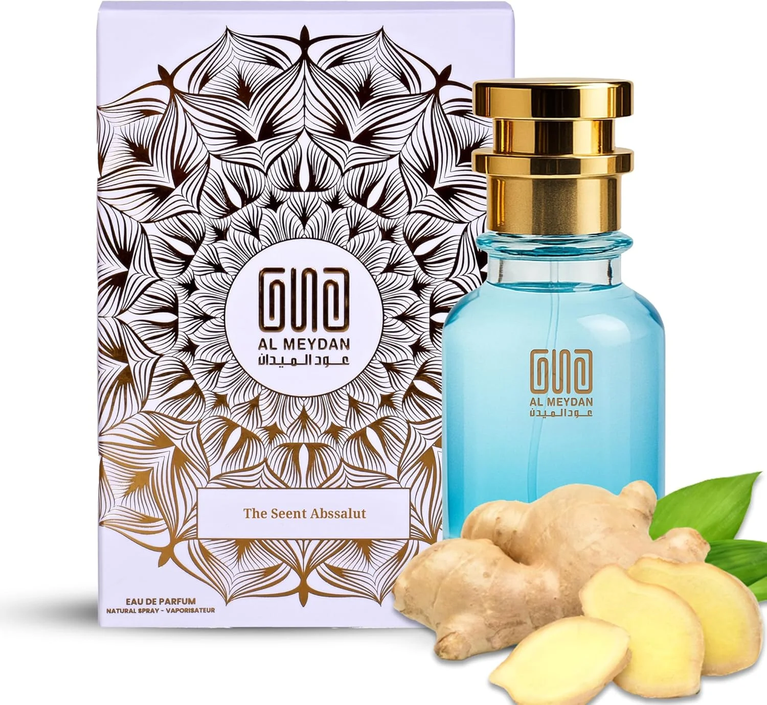 عطر روغنی مردانه – رایحه ای از د سنت ابسولوت – عطر روغنی تند و چوبی با زنجبیل، مانینکا و وتیور – رایحه ماندگار بدون الکل (50 میلی لیتر)