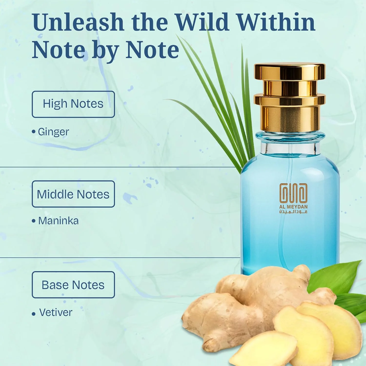 عطر روغنی مردانه – رایحه ای از د سنت ابسولوت – عطر روغنی تند و چوبی با زنجبیل، مانینکا و وتیور – رایحه ماندگار بدون الکل (50 میلی لیتر)