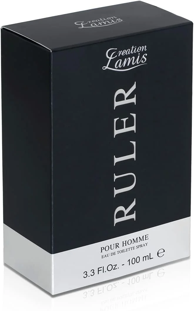 عطر مردانه Creation Lamis - Ruler | رایحه تند، گلی و چوبی ماندگار | ادو تویلت (EDT) - 100 میلی لیتر