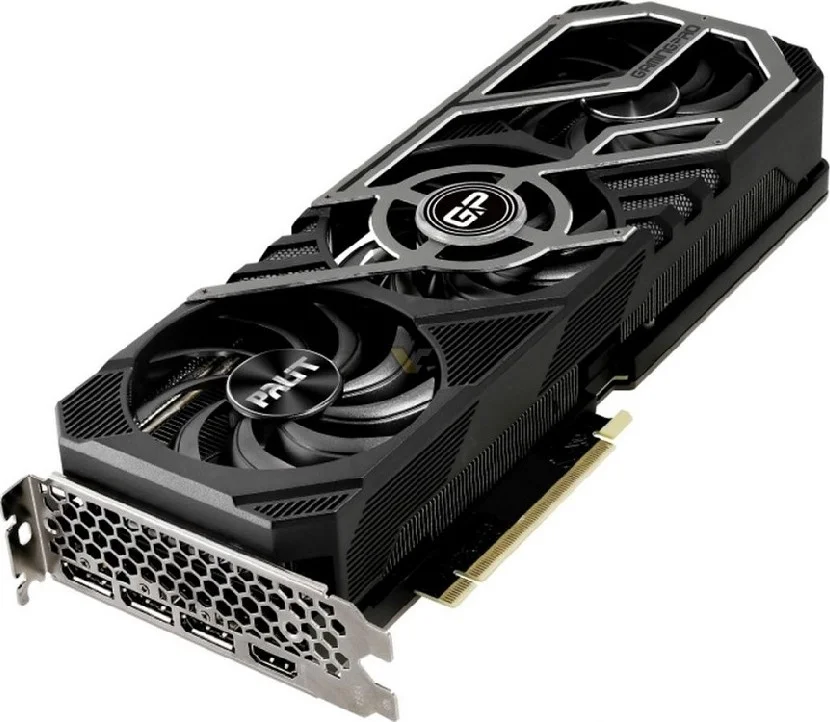 کارت گرافیک Palit GeForce RTX 3080 Gaming Pro، حافظه 12 گیگابایتی GDDR6X 384 بیتی، 8960 هسته کودا، کلاک تقویتی 1710 مگاهرتز، 19 گیگابیت بر ثانیه، PCI-E 4.0، Open GL 4.6، پهنای باند 912، HDMI، DP | NED3080019KB-132AA
