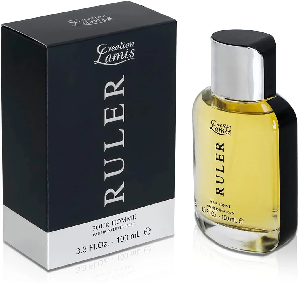 عطر مردانه Creation Lamis - Ruler | رایحه تند، گلی و چوبی ماندگار | ادو تویلت (EDT) - 100 میلی لیتر