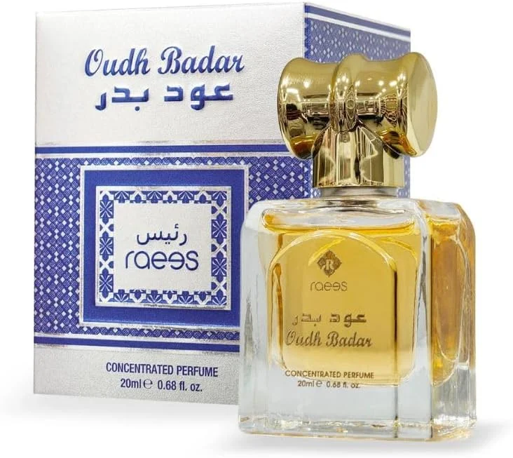 عطر روغنی رولی رئیس عود بدر – 20 میلی لیتر | عطر متمرکز بدون الکل | رایحه های چوبی، ادویه ای، دودی، کهربایی | رایحه ماندگار унисекс | عطر روغنی سایز مسافرتی