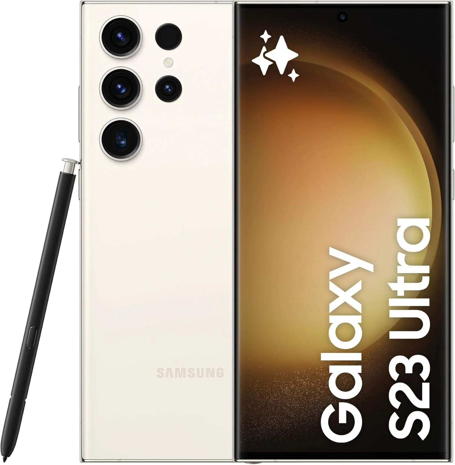 گوشی موبایل سامسونگ گلکسی S23 Ultra، گوشی هوش مصنوعی، دو سیم کارت، 5G، اندروید، 512 گیگابایت، کرم (نسخه امارات)