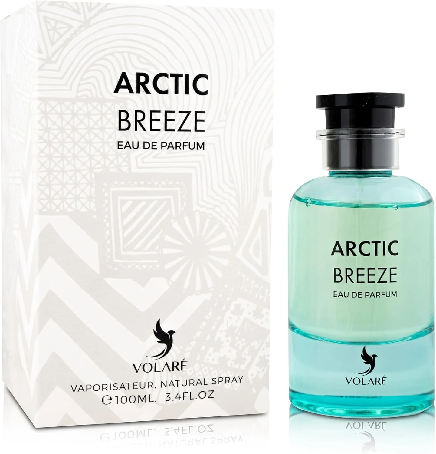 ادو پرفیوم VOLARÉ Arctic Breeze، ۱۰۰ میلی‌لیتر - مناسب برای آقایان و بانوان | الهام گرفته از رایحه‌های مشهور | رایحه ای تازه و تند
