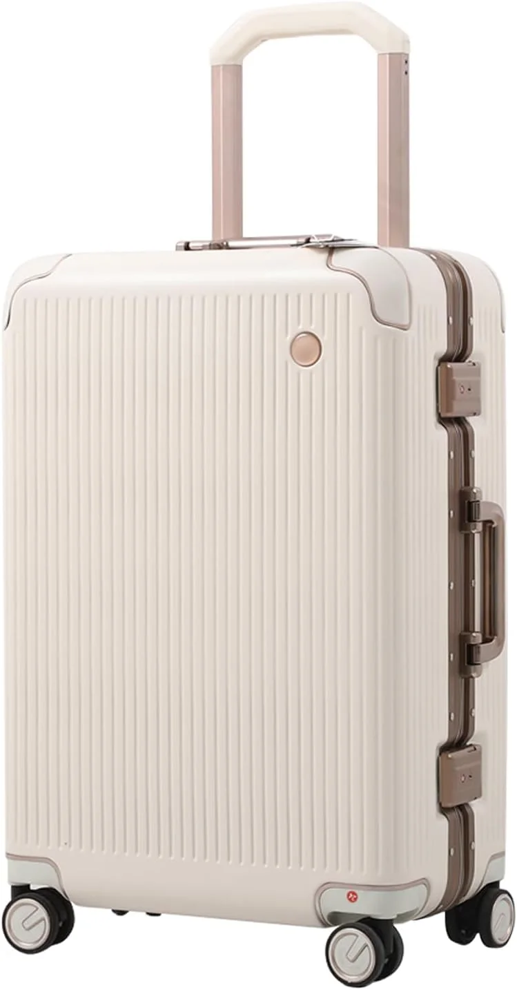چمدان کابین سایز 20 اینچی با فریم آلومینیومی، چمدان مسافرتی با طراحی گوشههای ضد ضربه، قفل رمز عبور ضد سرقت، چمدان مسافرتی هارد شل با جا لیوانی، پورت USB و نگهدارنده تلفن چمدان کابین سایز 20 اینچی با فریم آلومینیومی، چمدان مسافرتی با طراحی گوشههای ضد ضربه، قفل رمز عبور ضد سرقت، چمدان مسافرتی هارد شل با جا لیوانی، پورت USB و نگهدارنده تلفن