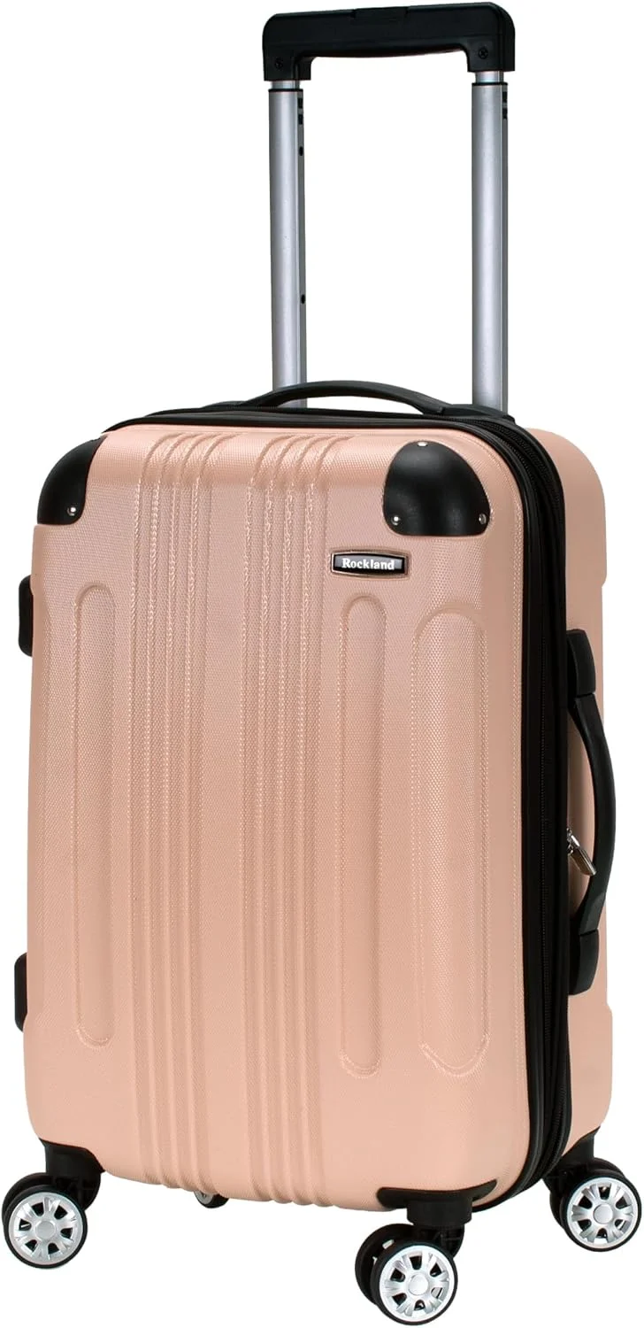 چمدان چرخشی سایز 20 اینچ راکلند با قابلیت افزایش فضا