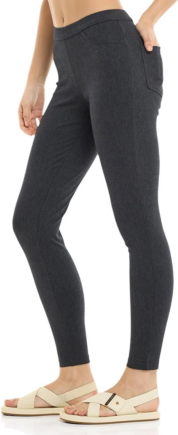 شلوار جذب زنانه ساده با کمر کشی