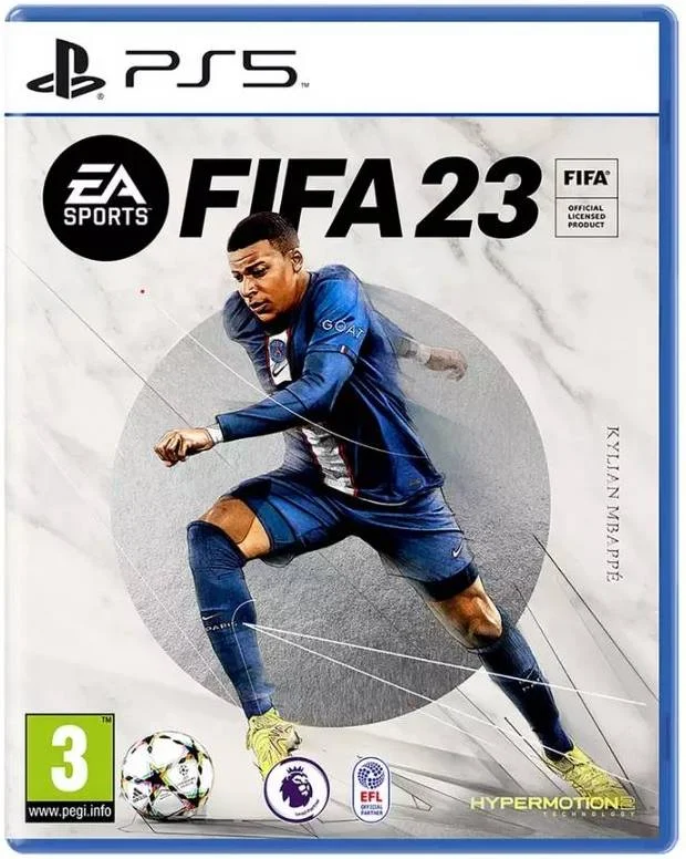 بازی پلی استیشن 5 FIFA 23 از Electronic Arts، مناسب برای 1-4 بازیکن، دارای عملکرد لرزش و جلوه ماشه، فقط برای استفاده خانگی | 109500801601