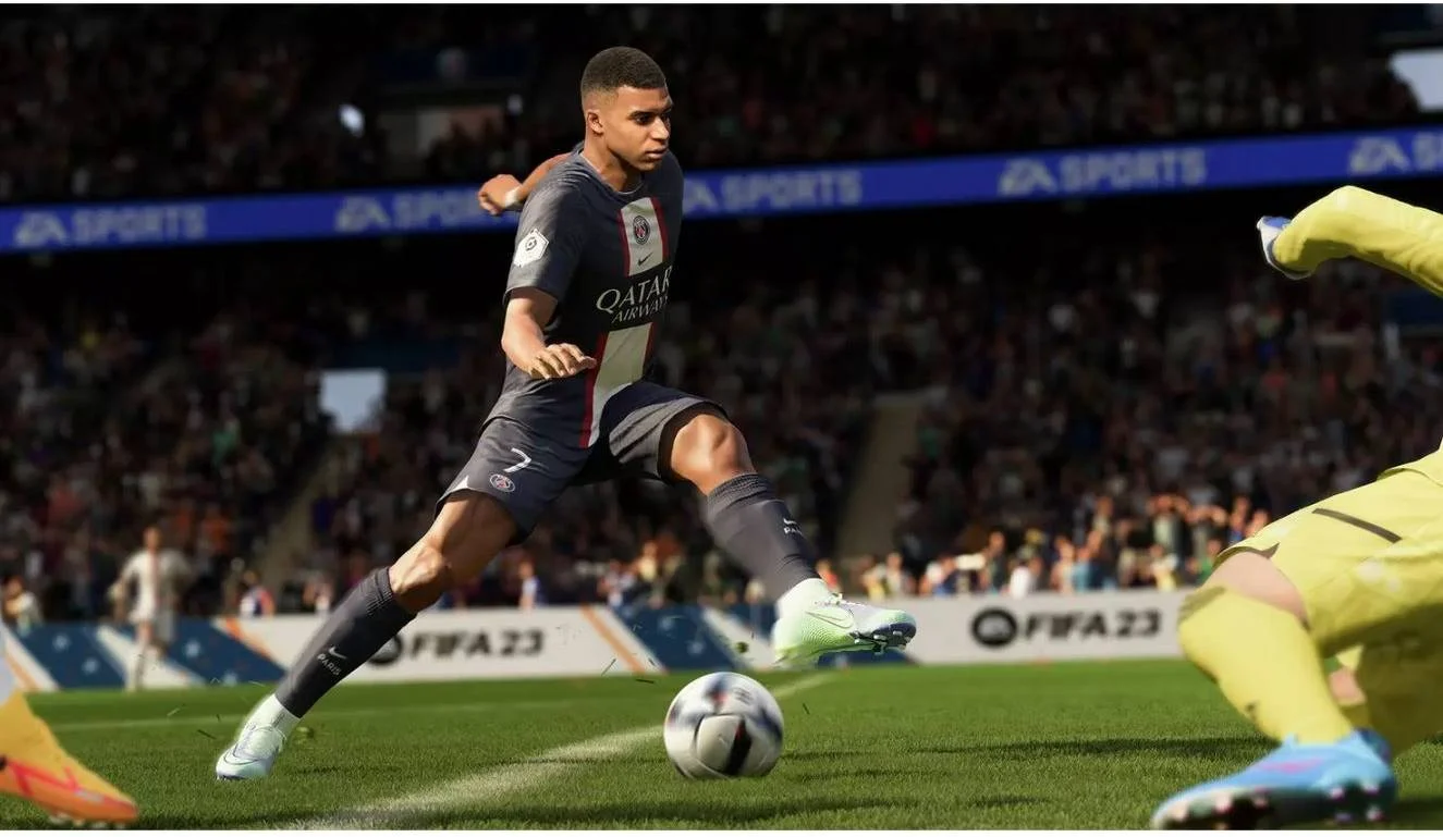 بازی پلی استیشن 5 FIFA 23 از Electronic Arts، مناسب برای 1-4 بازیکن، دارای عملکرد لرزش و جلوه ماشه، فقط برای استفاده خانگی | 109500801601