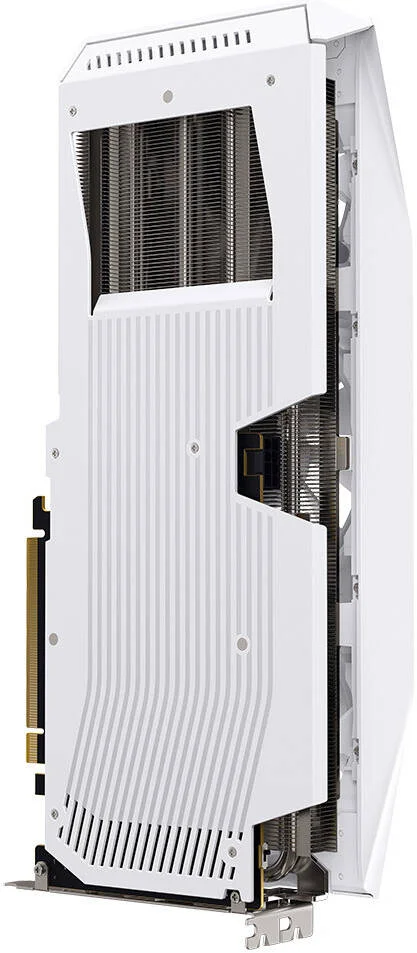 کارت گرافیک XFX Mercury AMD Radeon RX 9060 XT OC White Gaming Edition، با 16 گیگابایت حافظه GDDR6 128 بیتی، فرکانس بوست 3320 مگاهرتز، سرعت حافظه 20 گیگابیت بر ثانیه، 2048 پردازنده جریانی، PCI-E 5.0، سفید | RX-96TMERCW9