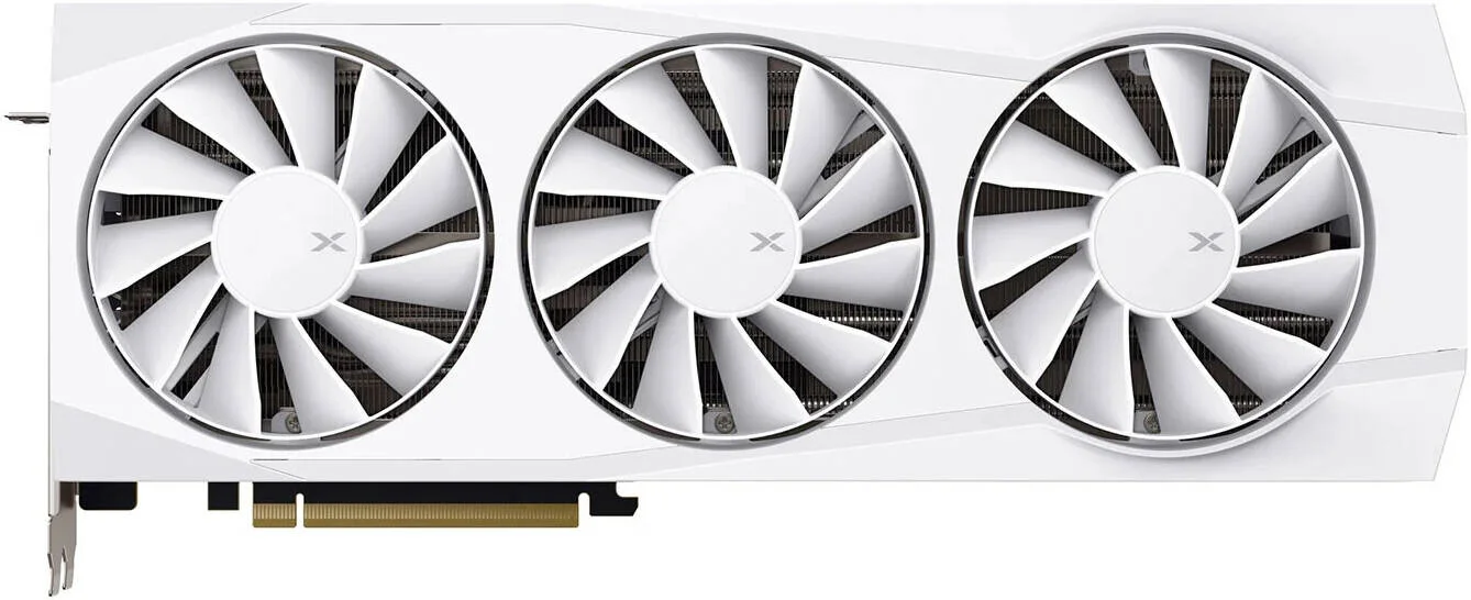 کارت گرافیک گیمینگ XFX Quicksilver AMD Radeon RX 9070 XT نسخه سفید، حافظه 16 گیگابایت GDDR6 256 بیتی، فرکانس بوست 2970 مگاهرتز، 4096 پردازنده جریانی، سرعت حافظه 20 گیگابیت بر ثانیه، PCI Express 5.0 | RX-97TQICKW9