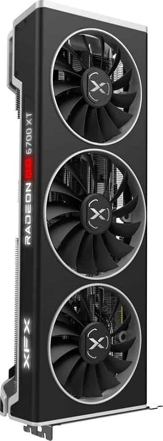 کارت گرافیک گیمینگ XFX Speedster Merc 319 AMD Radeon RX 6700 XT Black، حافظه 12 گیگابایت GDDR6، باس 192 بیتی، 2457 مگاهرتز، AMD RDNA 2، 16 گیگابیت بر ثانیه، PCI-E 4.0، HDMI، DP | RX-67XTYTBDP. XFX