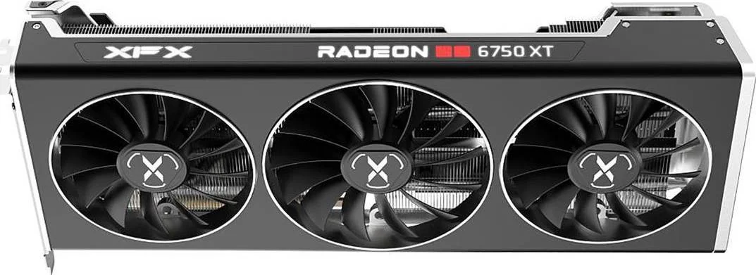 کارت گرافیک گیمینگ XFX Speedster Merc319 Radeon RX 6750XT Black، حافظه 12GB GDDR6 192 Bit، پردازنده جریانی 2560، 2324MHz، PCI-E 4.0، AMD RDNA 2، HDMI، DP | RX-675XYTBDP