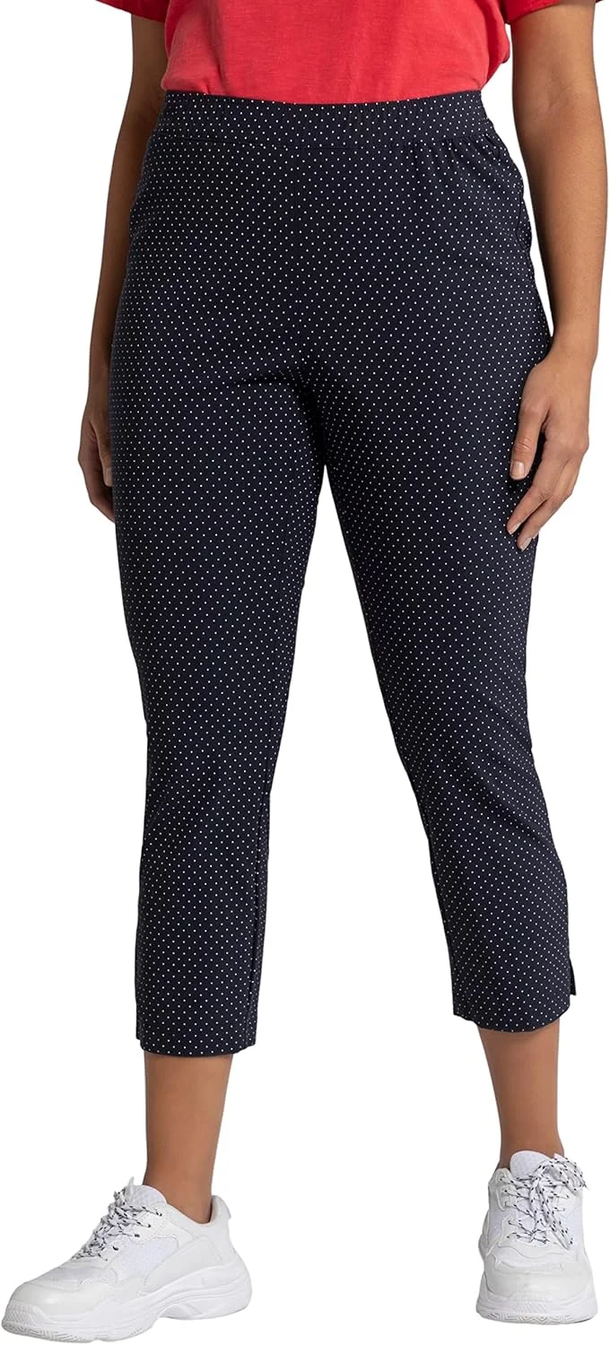 شلوار بنگالین زنانه یولا پوپکن طرح نقطه ای، رنگ SIENNA