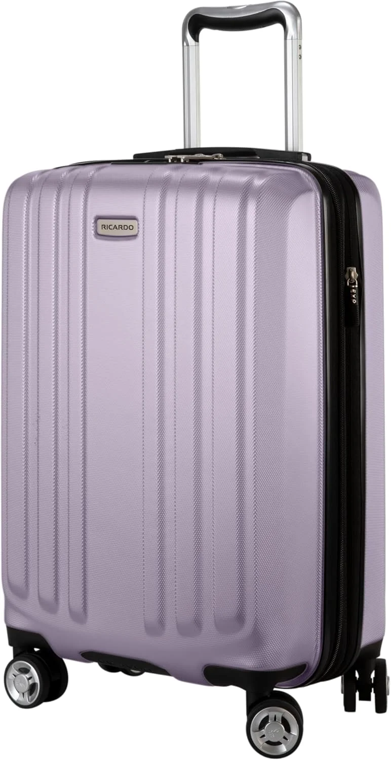 چمدان چرخشی 20 اینچی ریکاردو بورلی هیلز مدل اوک پارک - نقره ای یاسی