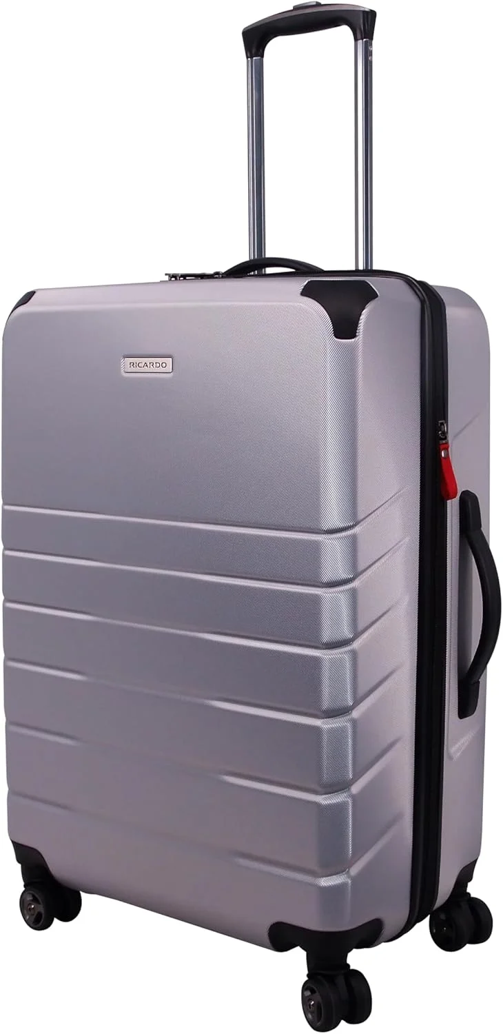 چمدان چرخشی 24 اینچی ریکاردو بورلی هیلز مدل Oceano - نقره ای