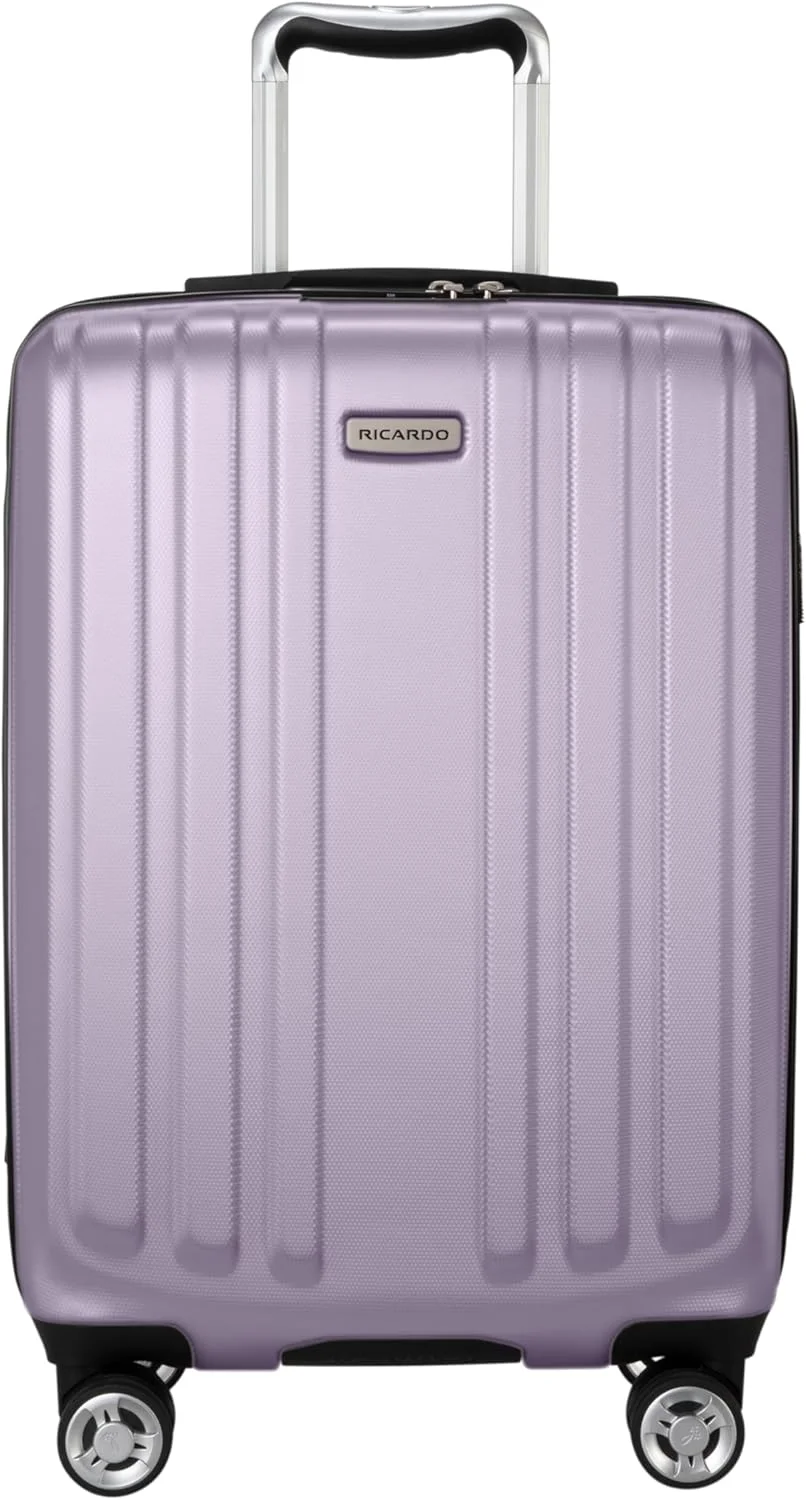 چمدان چرخشی 20 اینچی ریکاردو بورلی هیلز مدل اوک پارک - نقره ای یاسی