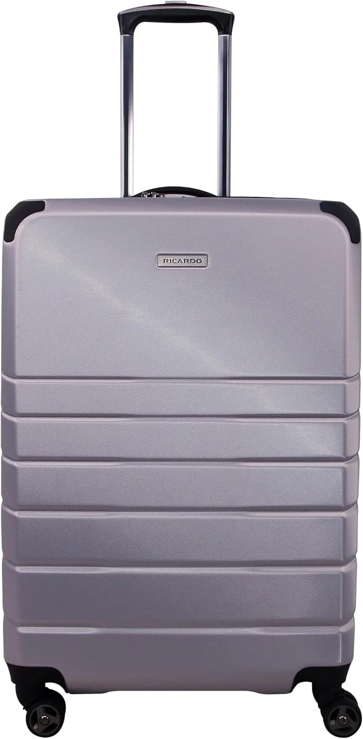 چمدان چرخشی 24 اینچی ریکاردو بورلی هیلز مدل Oceano - نقره ای