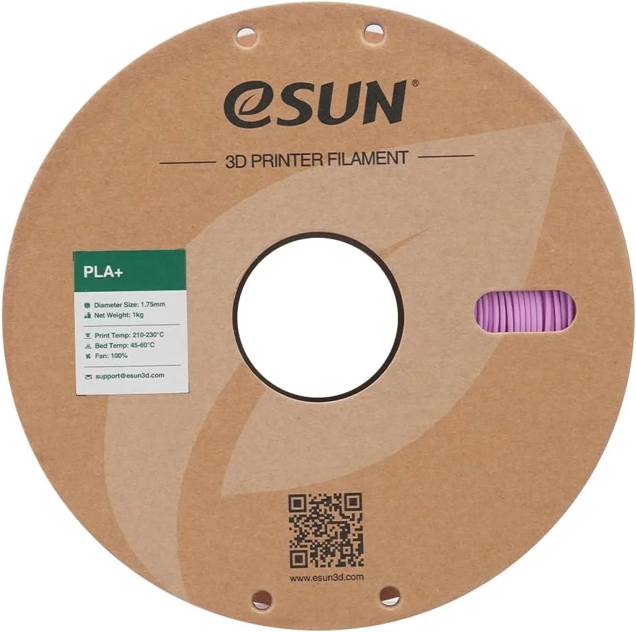 فیلامنت PLA+ ای‌سان 1.75 میلی‌متر | مقاوم در برابر ترک خوردگی - PLA با پرداخت صاف | فیلامنت برای پرینترهای سه بعدی FDM | رول PLA PLUS با تلورانس +/- 0.05 میلی‌متر (یاسی)