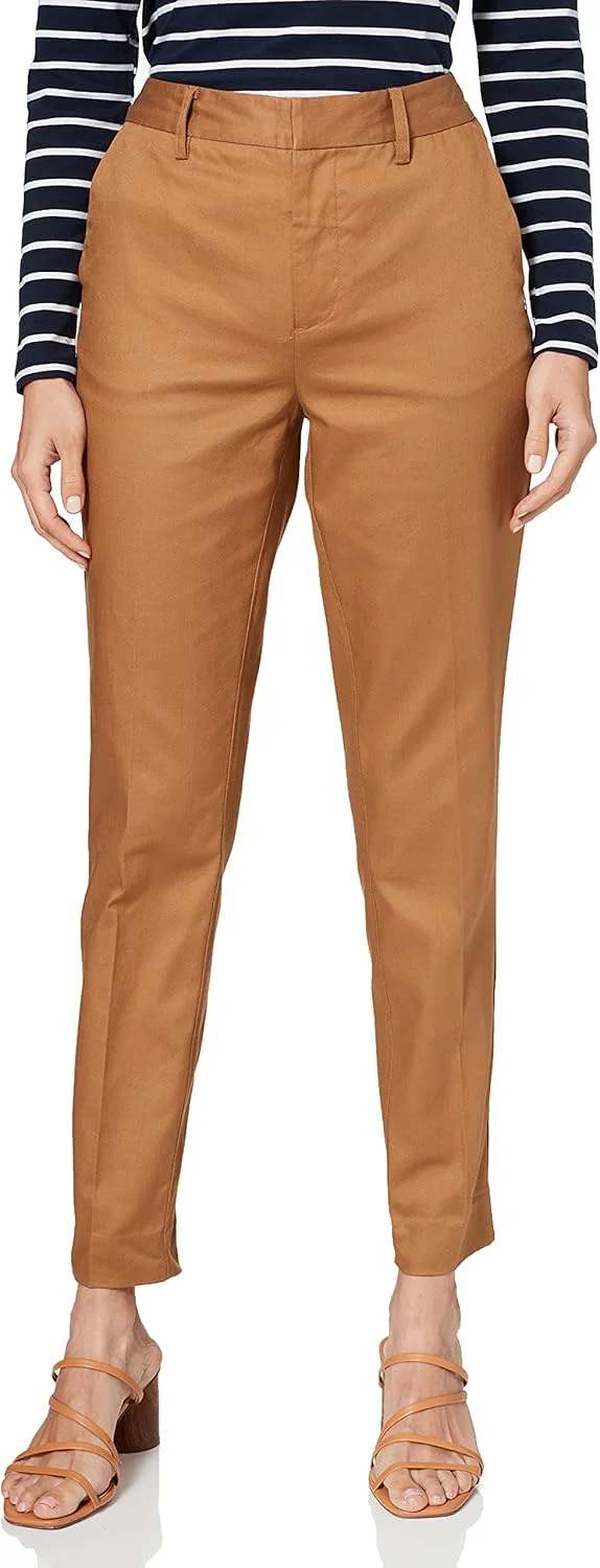 شلوار زنانه اسکاچ اند سودا مدل BELL - چینو با برش Slim Fit - از جنس پنبه ارگانیک