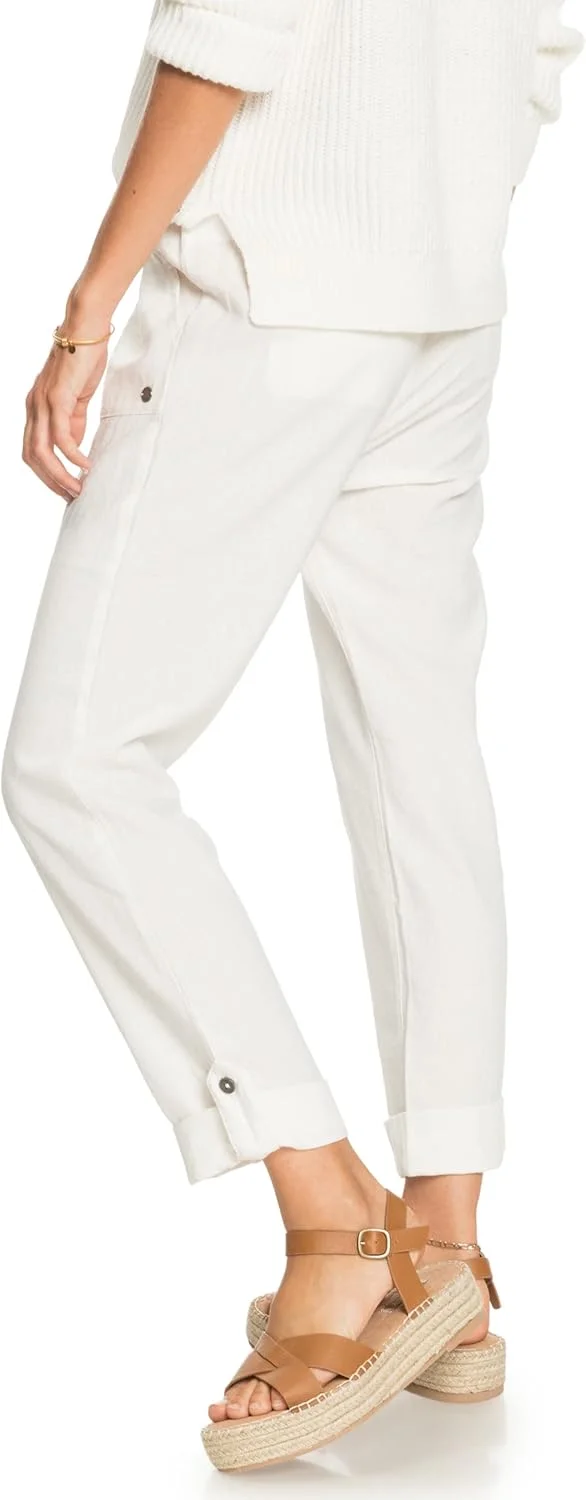 شلوار زنانه راکسی مدل On The Seashore، شلوار کتان کشی، شلوار کلاسیک