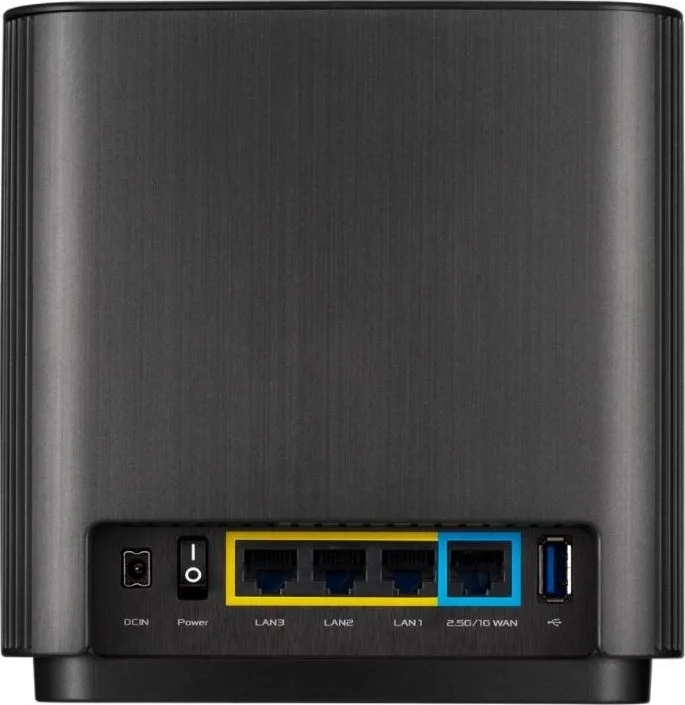 سیستم وای فای مش سه بانده ASUS ZenWiFi AX6600 (XT8)، پوشش تا 510 متر مربع و 6+ اتاق، AiMesh، امنیت اینترنت مادام العمر، راه اندازی آسان، کنترل والدین، بسته 2 عددی | 90IG0590-MO3G20