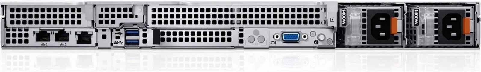 سرور رکمونت 1U دل PowerEdge R660xs با پورت دوگانه 5720 1Gb، پردازنده Intel Xeon Gold 5418Y، رم 128 گیگابایت (4x 32GB) RDIMM 3200MT/s، حافظه SSD کینگستون 960 گیگابایت، PERC H755 SAS، iDRAC9، منبع تغذیه 700W (1+1) | R660xs