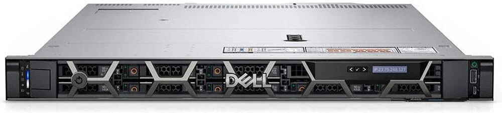 سرور رکمونت Dell PowerEdge R450، پردازنده Intel Xeon Silver 4310 2.1G، رم 16GB RDIMM 3200MT/s، هارد دیسک 2.5 ترابایتی SAS ISE 12Gbps 10k، 2x SATA 960GB، منبع تغذیه 2x 600W، PERC H755 | PER4502A-8-241