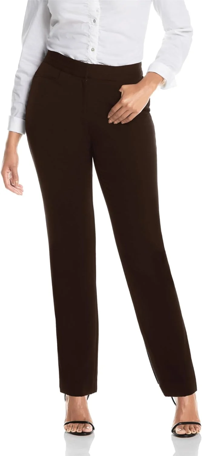 شلوار زنانه رافائلا، فیت منحنی، قد کوتاه، گاباردین، مدل Slim Leg