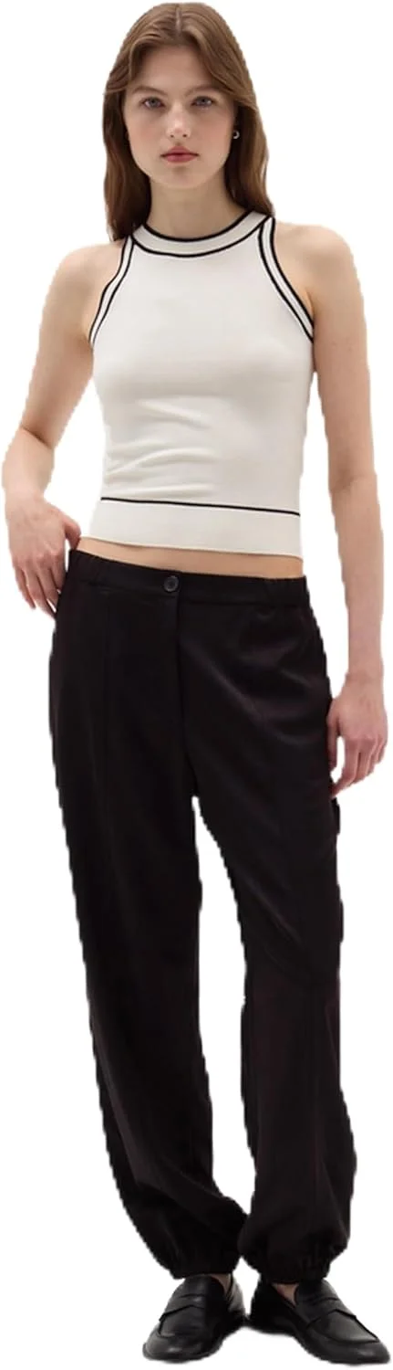 شلوار زنانه OVS مدل Pull-On با دوخت برجسته