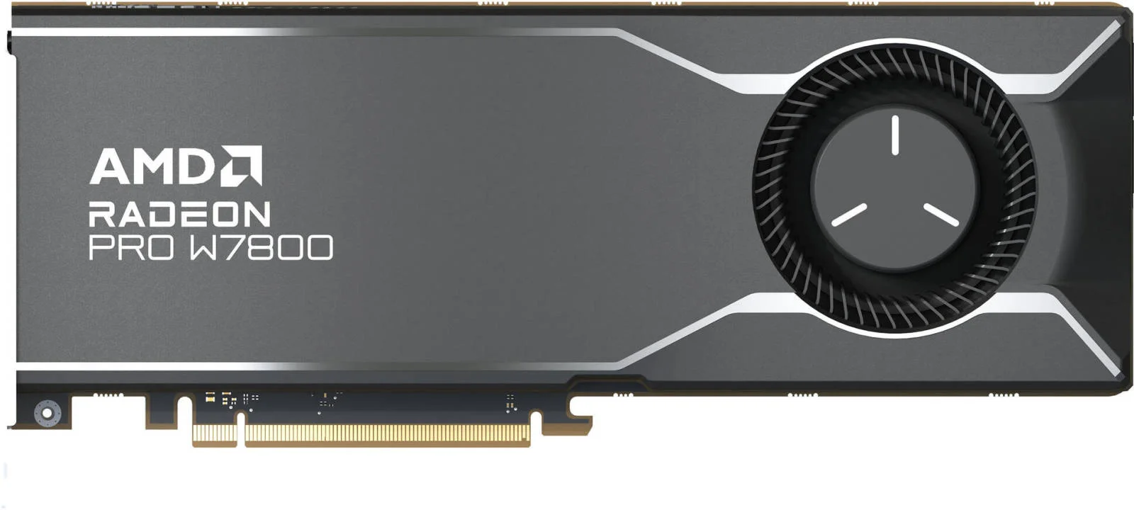 کارت گرافیک حرفه ای AMD Radeon Pro W7800، حافظه 32 گیگابایتی GDDR6 256 بیتی، پهنای باند حافظه تا 576 گیگابایت بر ثانیه، 4480 پردازنده جریانی، PCIe 4.0، DisplayPort 2.1 | Mini DisplayPort 2.1 | 100-300000075