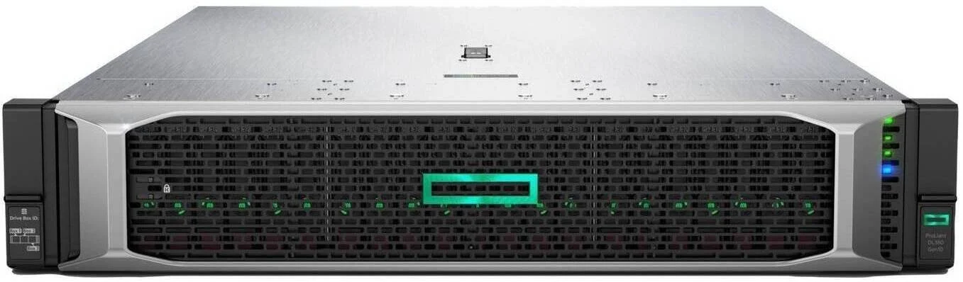 سرور رکمونت 2U HPE ProLiant DL380 Gen10، دو پردازنده Intel Xeon-Gold 5218، رم 256 گیگابایت، دو هارد 960 گیگابایت SATA 6G SFF، کنترلر P408i-a SR Gen10 SR، آداپتور شبکه اترنت 1GbE 4 پورت، منبع تغذیه 800W | DL-380-G10