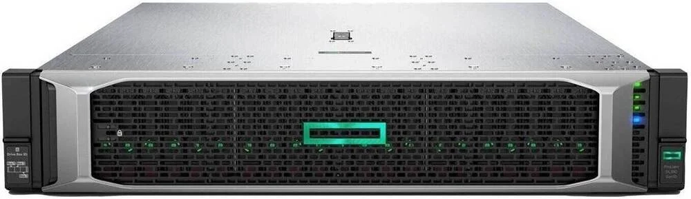 سرور رکمونت 2U HPE ProLiant DL380 Gen10، دو پردازنده Intel Xeon-Gold 5218، رم 256 گیگابایت، دو SSD 960 گیگابایتی، اترنت 10Gb 2-Port 530T و آداپتور اترنت 1Gb 4-port 331i، منبع تغذیه 800W | DL-380-G10
