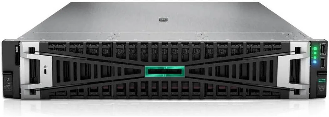 سرور رکمونت 2U HPE ProLiant DL380 Gen11، با 2 پردازنده Intel Xeon-Gold 6544Y، حافظه رم 256 گیگابایتی، حافظه اس اس دی 15.36 ترابایتی HPE SATA، کارت شبکه Broadcom BCM5719 Ethernet 1Gb، دارای 8 جایگاه هارد دیسک SFF SAS/SATA، منبع تغذیه (1+1) 1000W | DL-380-G11
