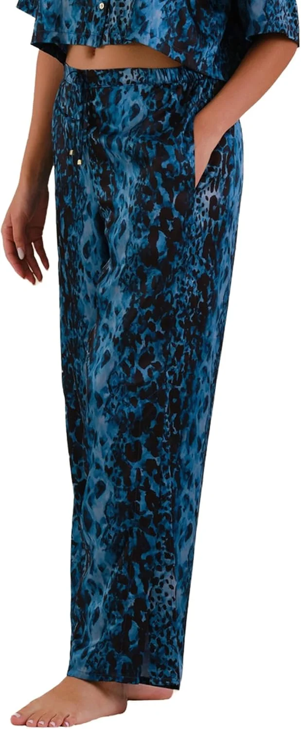 شلوار راحتی بلند زنانه طرح سافاری چند رنگ Isla & Evie مدل S63080P-EXOTIC