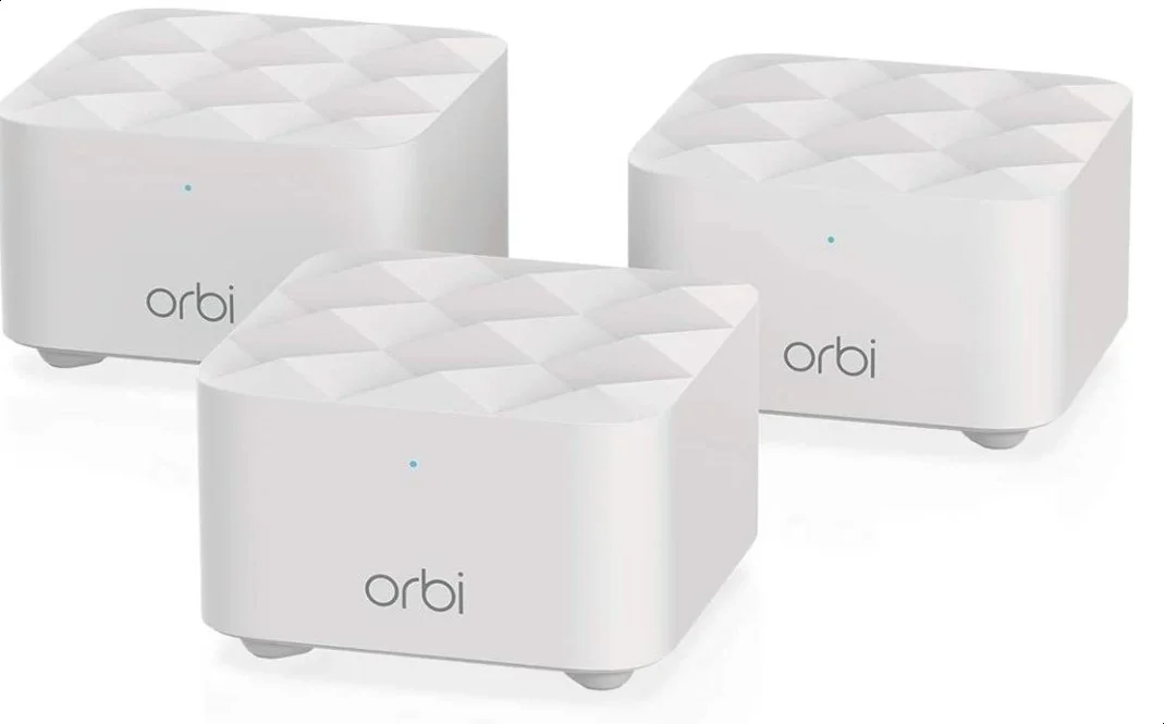 سیستم وای فای مش خانگی NETGEAR Orbi: از بین بردن نقاط کور، افزایش سرعت تا 300 متر مربع، جایگزینی روتر و تقویت کننده | RBK13-100UKS