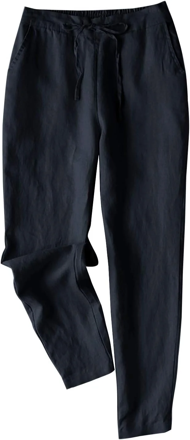 شلوار کتان زنانه IXIMO، مدل مدرن و فیت، مناسب استفاده روزمره