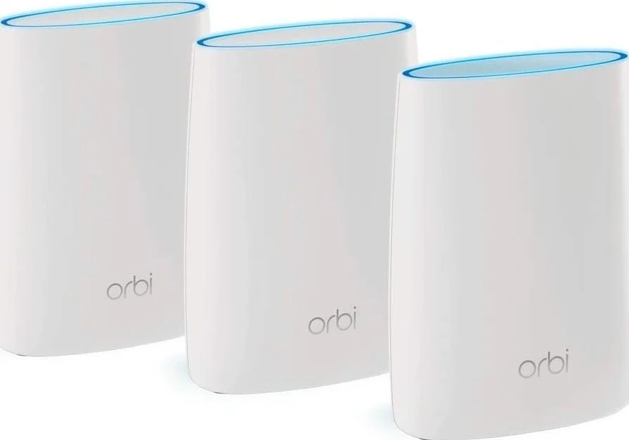 سیستم وای فای مش خانگی Netgear Orbi، بسته 3 عددی - سفید | RBK53S-100UKS