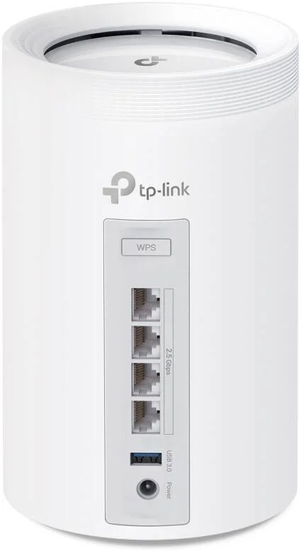 مودم روتر مش وای فای 7 تری باند TP-Link Deco BE65 (بسته 2 عددی)، سیستم BE9300 پوشش کامل خانه، سرعت بی سیم 9214 مگابیت بر ثانیه، پورت سیمی 2.5 گیگابیت بر ثانیه، MLO، هوم شیلد، بک هول ترکیبی، سفید | Deco BE65