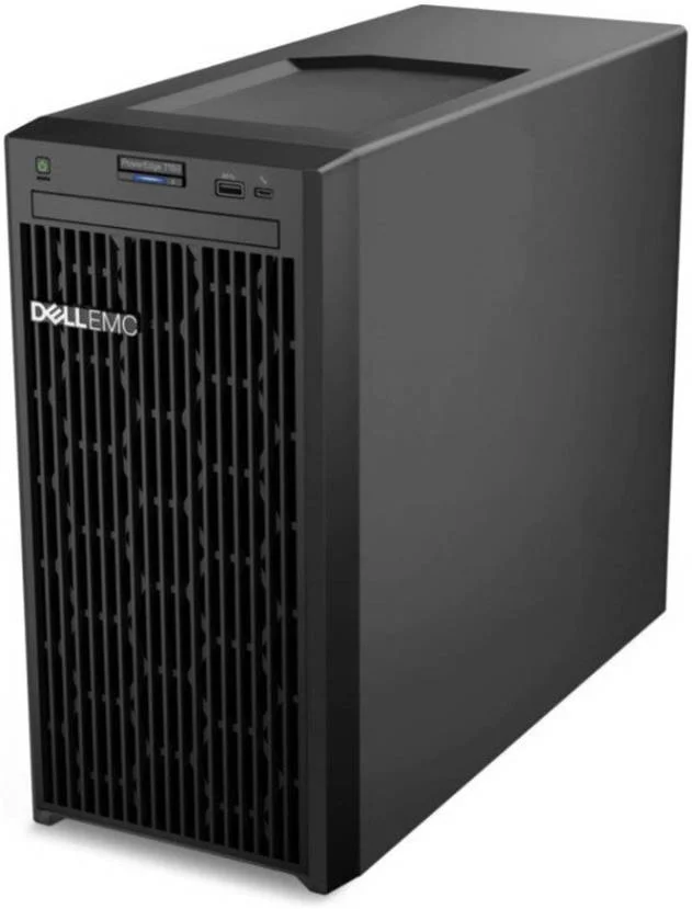 سرور ایستاده Dell PowerEdge T150، پردازنده Intel Xeon E-2314 2.8GHz، حافظه کش 8 مگابایت، 4x3.5 اینچ 64 گیگابایت UDIMM 3200MT/s، کارت گرافیک Nvidia RTX A2000 6GB، هارد دیسک 2 ترابایت SATA 6Gbps 7.2K 512n 3.5 اینچ، iDRAC9 Basic 15G | PET150CM1-231