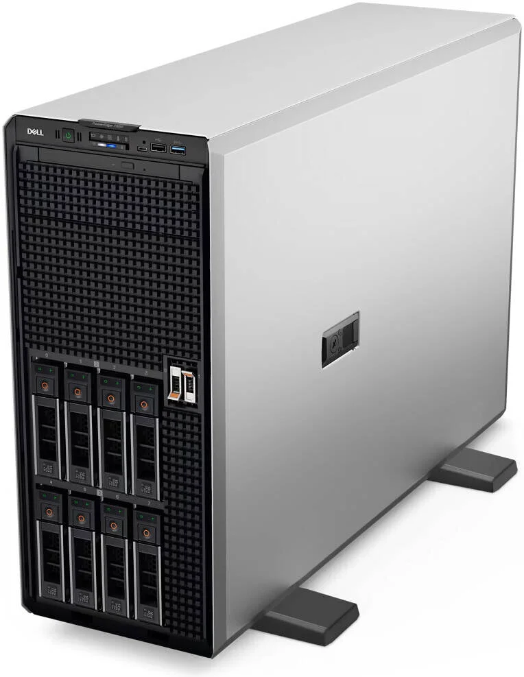سرور ایستاده Dell PowerEdge T550، پردازنده Intel Xeon Silver 4310 2.1G، رم 16GB RDIMM، هارد دیسک 2.4TB 10K RPM SAS، PERC H755 SAS Front، iDRAC9، Enterprise 15G، منبع تغذیه Redundant (1+1) 700W PSU، نقره ای | PET550 سرور ایستاده Dell PowerEdge T550، پردازنده Intel Xeon Silver 4310 2.1G، رم 16GB RDIMM، هارد دیسک 2.4TB 10K RPM SAS، PERC H755 SAS Front، iDRAC9، Enterprise 15G، منبع تغذیه Redundant (1+1) 700W PSU، نقره ای | PET550