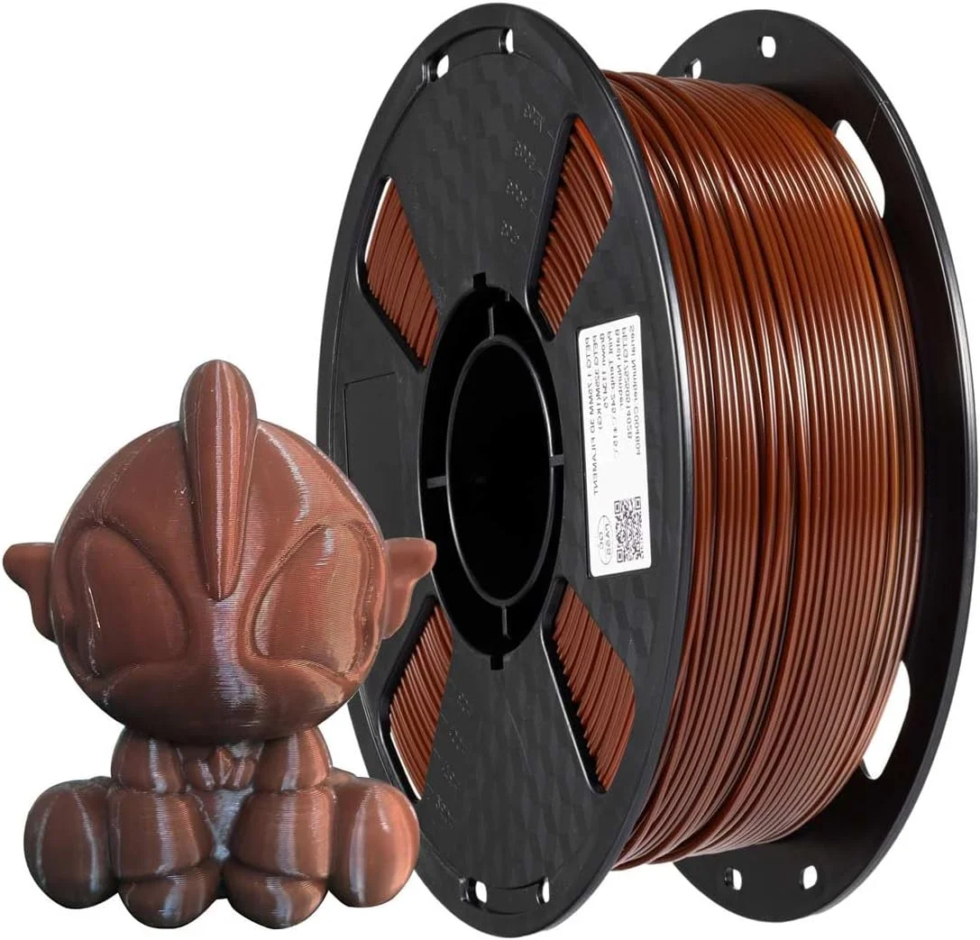 فیلامنت PETG استاندارد CC3D قهوه ای 1 کیلوگرم 1.75 میلی متر مواد چاپ سه بعدی فیلامنت پرینتر سه بعدی FDM (PETG قهوه ای)