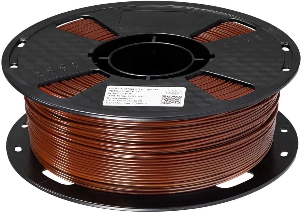 فیلامنت PETG استاندارد CC3D قهوه ای 1 کیلوگرم 1.75 میلی متر مواد چاپ سه بعدی فیلامنت پرینتر سه بعدی FDM (PETG قهوه ای)