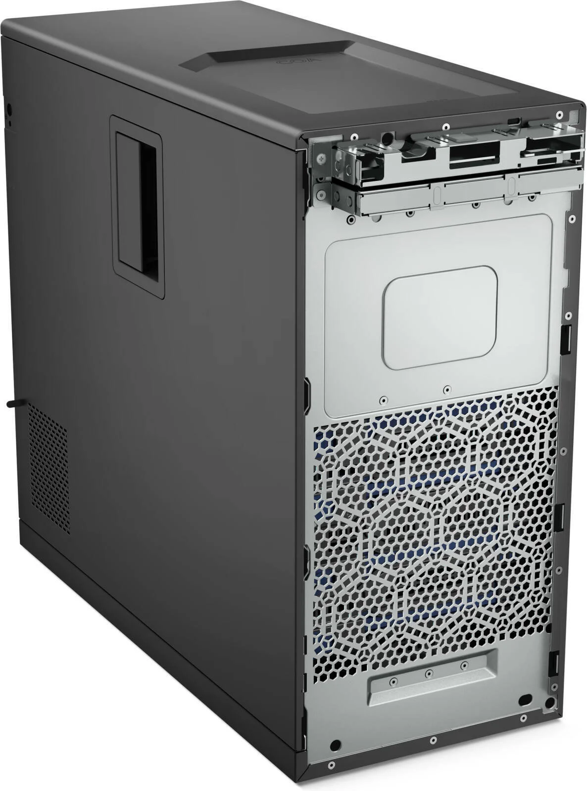 سرور ایستاده Dell PowerEdge T150، پردازنده Intel Xeon E-2314 2.8GHz، رم 32 گیگابایت UDIMM 3200MT/s، حافظه SSD 960 گیگابایت، iDRAC9 Basic 15G، شبکه BCM5720 GbE LOM، منبع تغذیه 300 وات، مشکی | PowerEdge-T150 سرور ایستاده Dell PowerEdge T150، پردازنده Intel Xeon E-2314 2.8GHz، رم 32 گیگابایت UDIMM 3200MT/s، حافظه SSD 960 گیگابایت، iDRAC9 Basic 15G، شبکه BCM5720 GbE LOM، منبع تغذیه 300 وات، مشکی | PowerEdge-T150